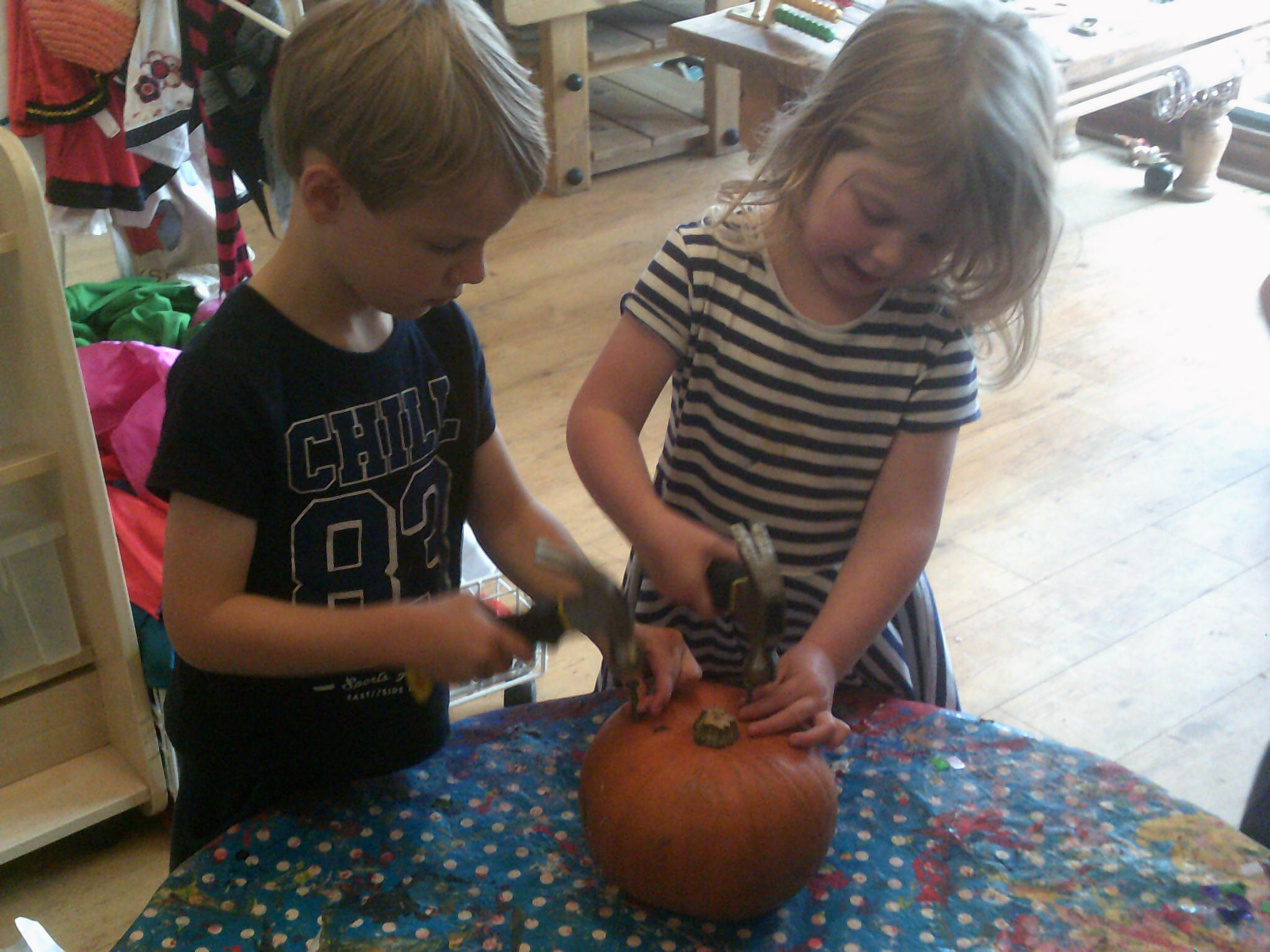 Pumpkins in the Den