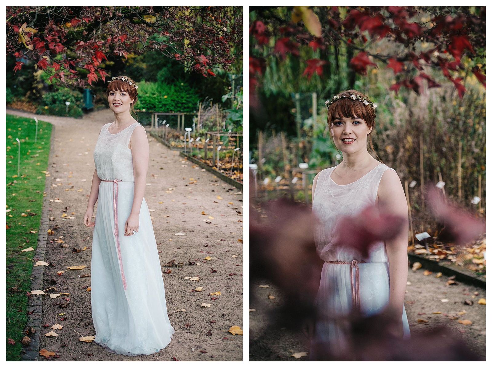 Bohemian bridal shoot kruidtuin Leuven