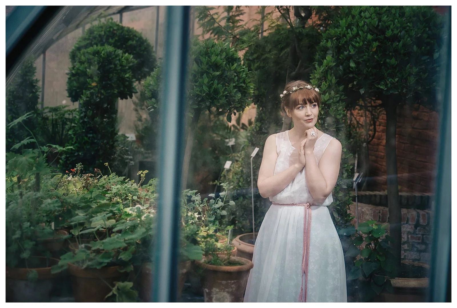 Bohemian bridal shoot kruidtuin Leuven