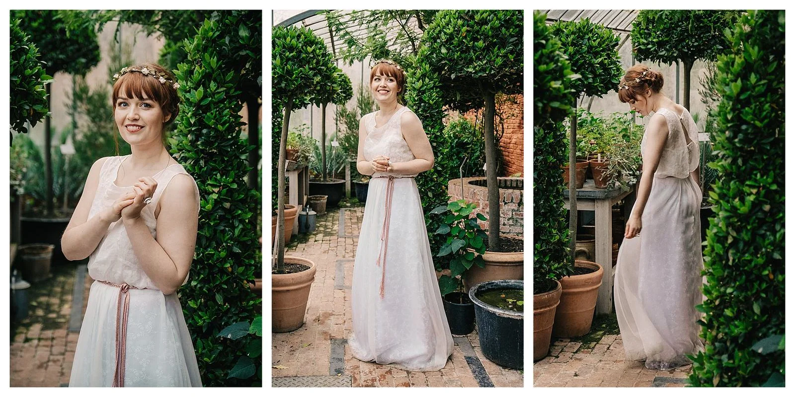Bohemian bridal shoot kruidtuin Leuven