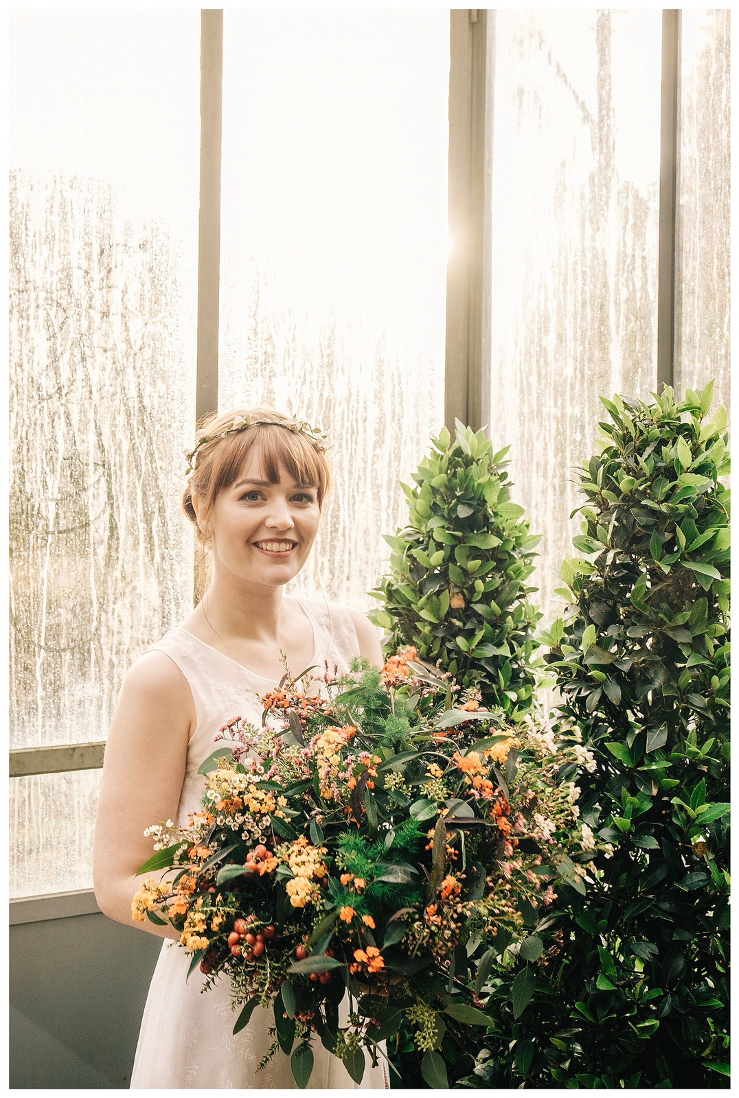 Bohemian bridal shoot kruidtuin Leuven