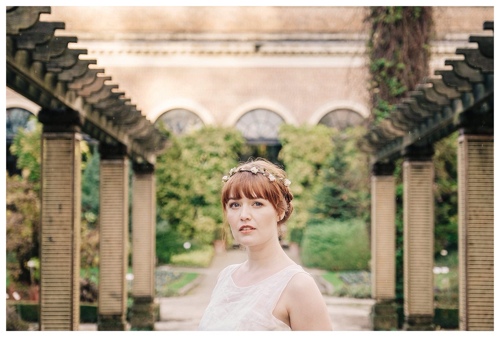 Bohemian bridal shoot kruidtuin Leuven