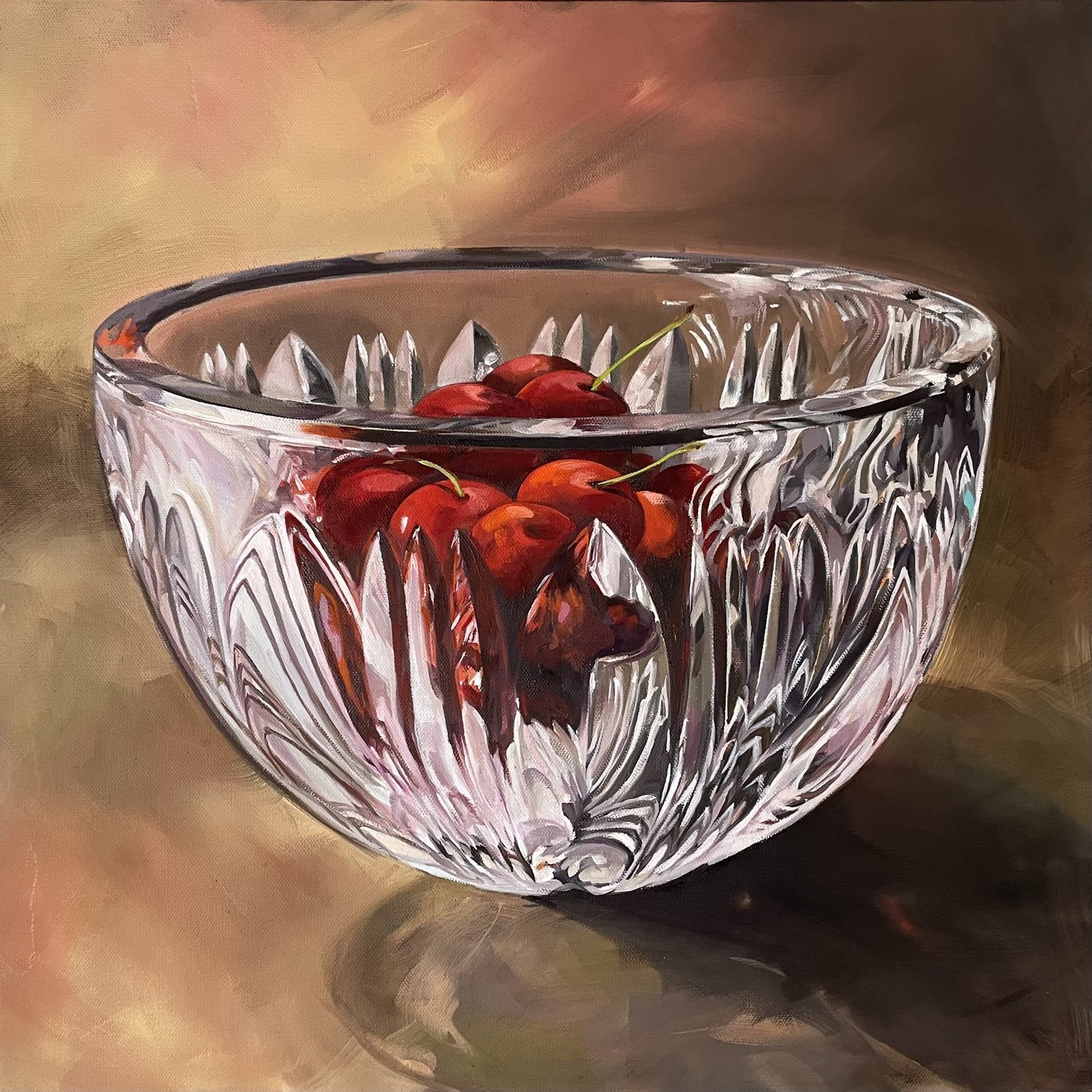 Still life in oil by Jane Lucchino