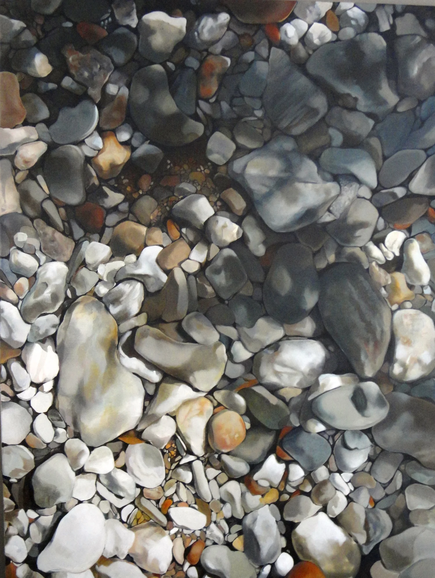 Landscape in oil by Jane Lucchino