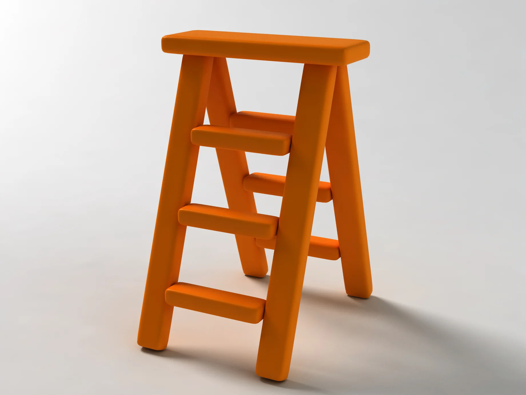 orange ladder
