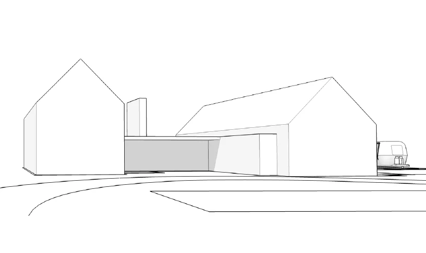 Early Massing Study - Jackson Hole Residence