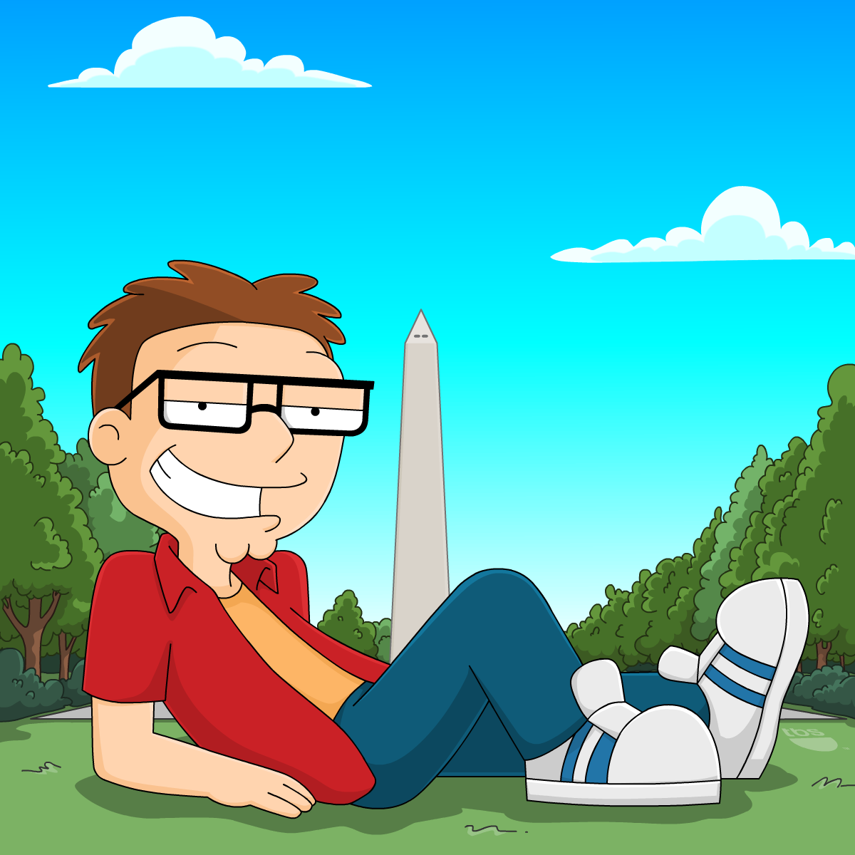 happy dad owner steve - Ilustrasi 2