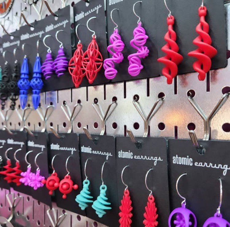 Atomic Earrings | Booth 46