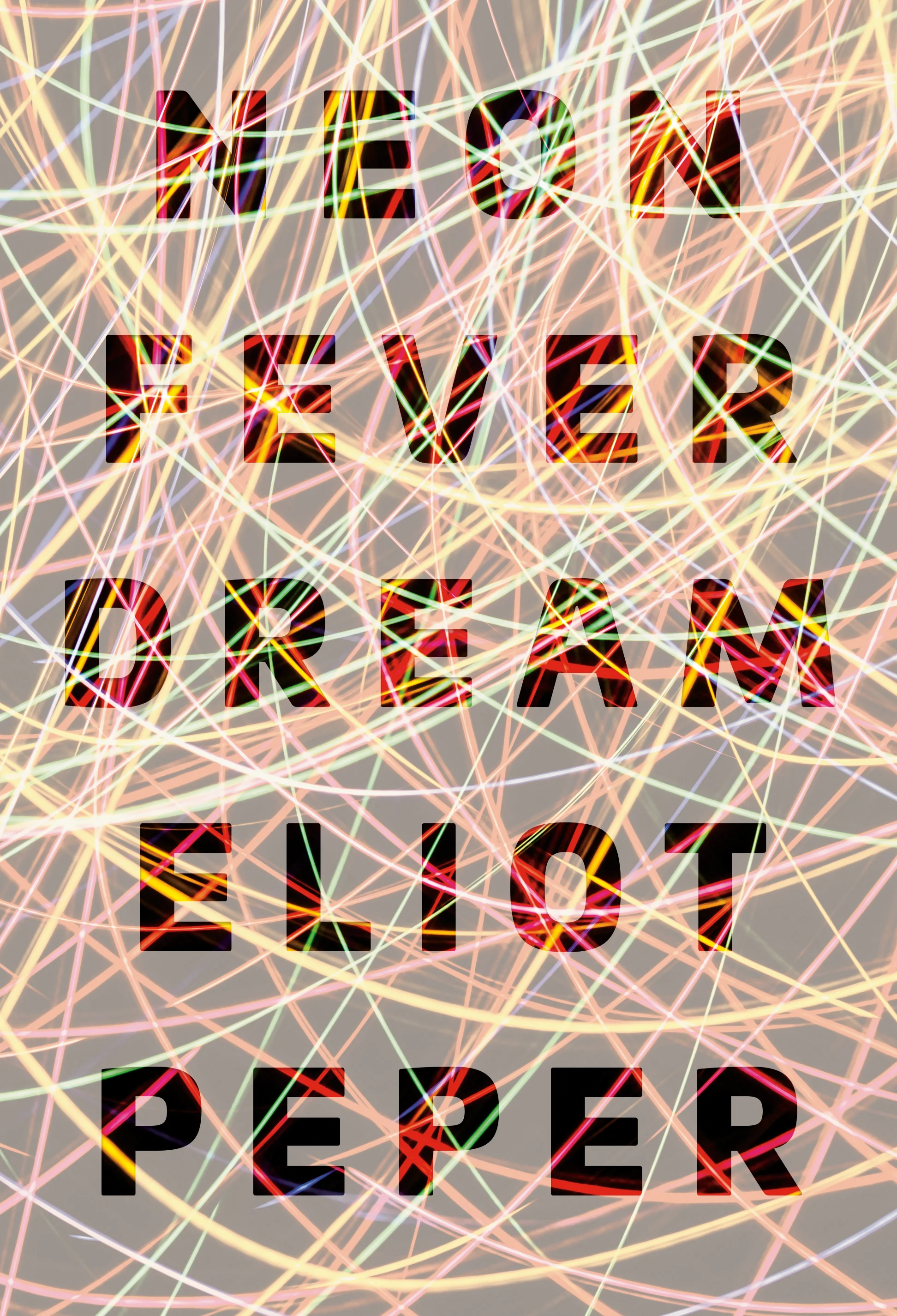 In-progress design showing the full photograph masked below the text. 