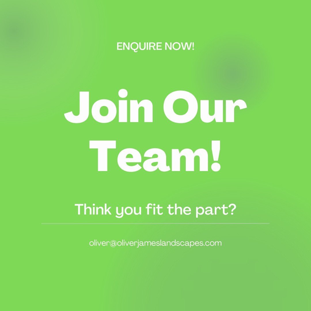 WE'RE HIRING!
We are looking for ambitious individuals to drive excellence in our domestic garden maintenance department and to be part of a wonderful ever-growing team.
We are a family run soft landscaping and garden maintenance company based in N