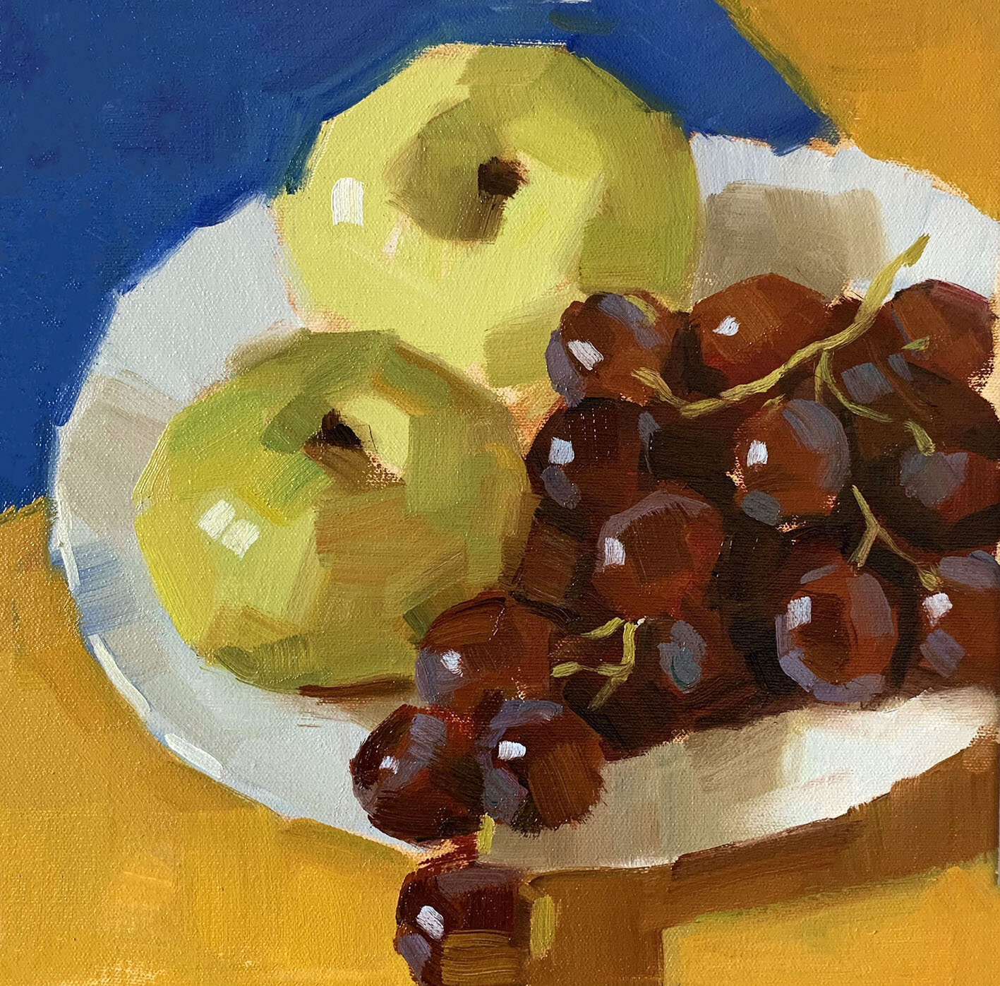 Red Grapes and Green Apples