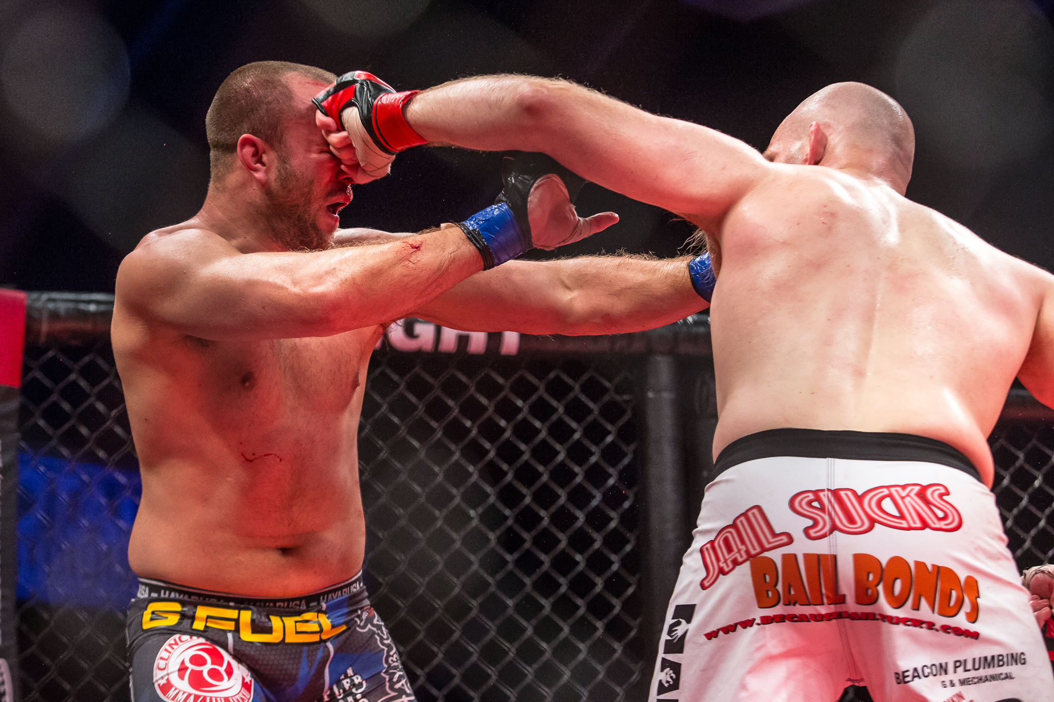 From the overhand