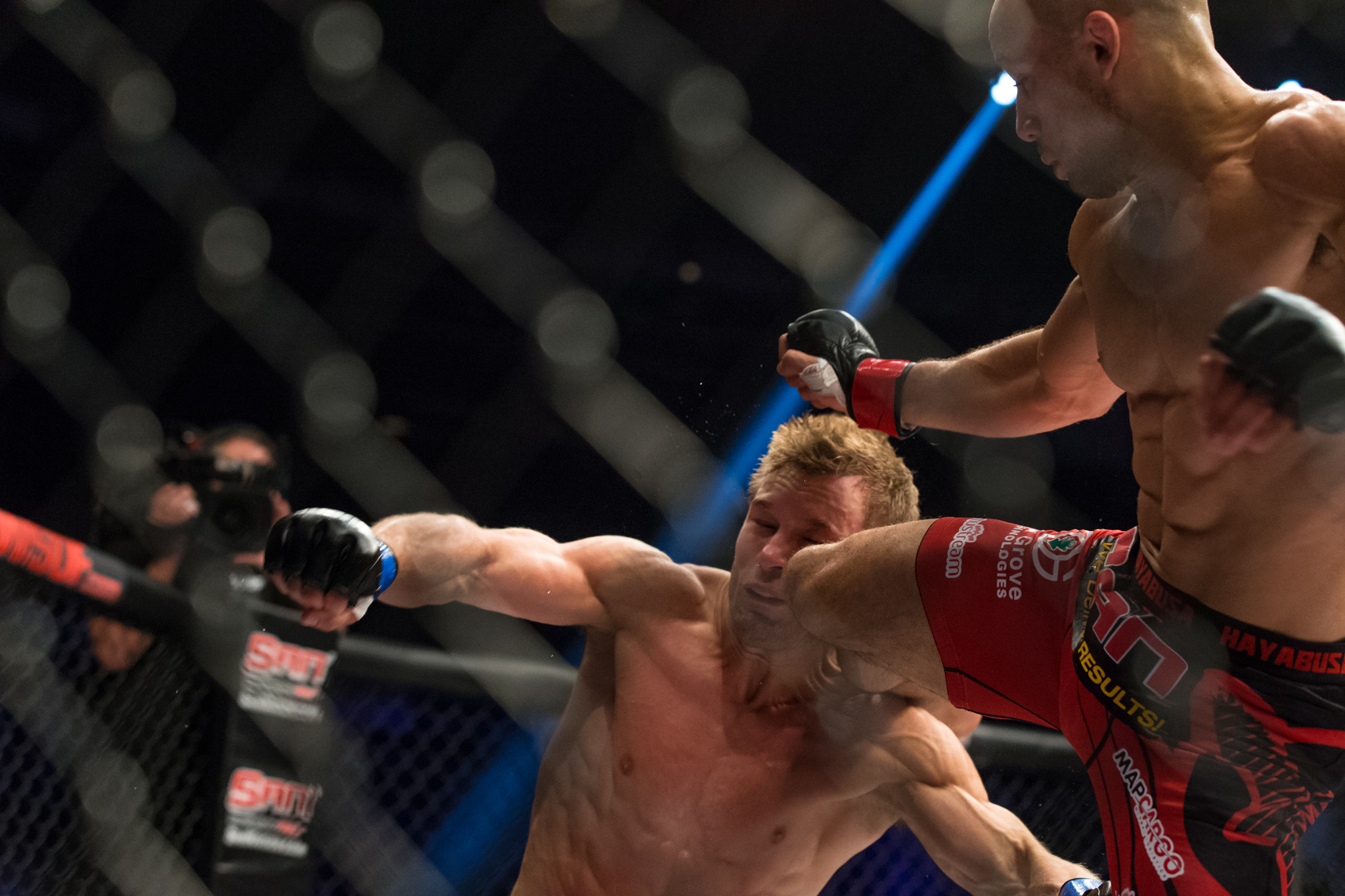 The good night kick that ended Josh Hill's hopes of walking out of the cage with the gold around his waist.