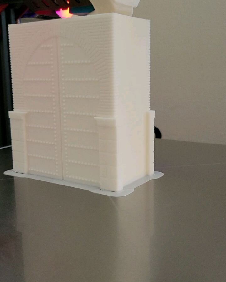 My wife and I recently relocated to Madison, WI! Because of this I currently do not have a studio space. In the interim I have been working on new designs. Check out this 3d printed tooth brush holder I designed based on a door I saw in Spain at the 