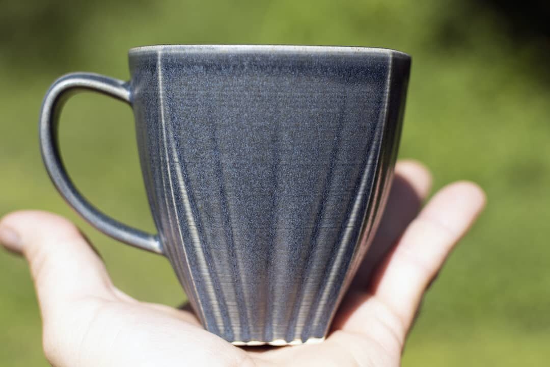 This mug came from the last firing. Satin matte exterior glaze with some surface variegation. 

#slipcasting #ceramics #3dprinting #pottery #potteryofinstagram #coffeemug #coffeecup #cone6 #contemporaryceramics #modernceramics