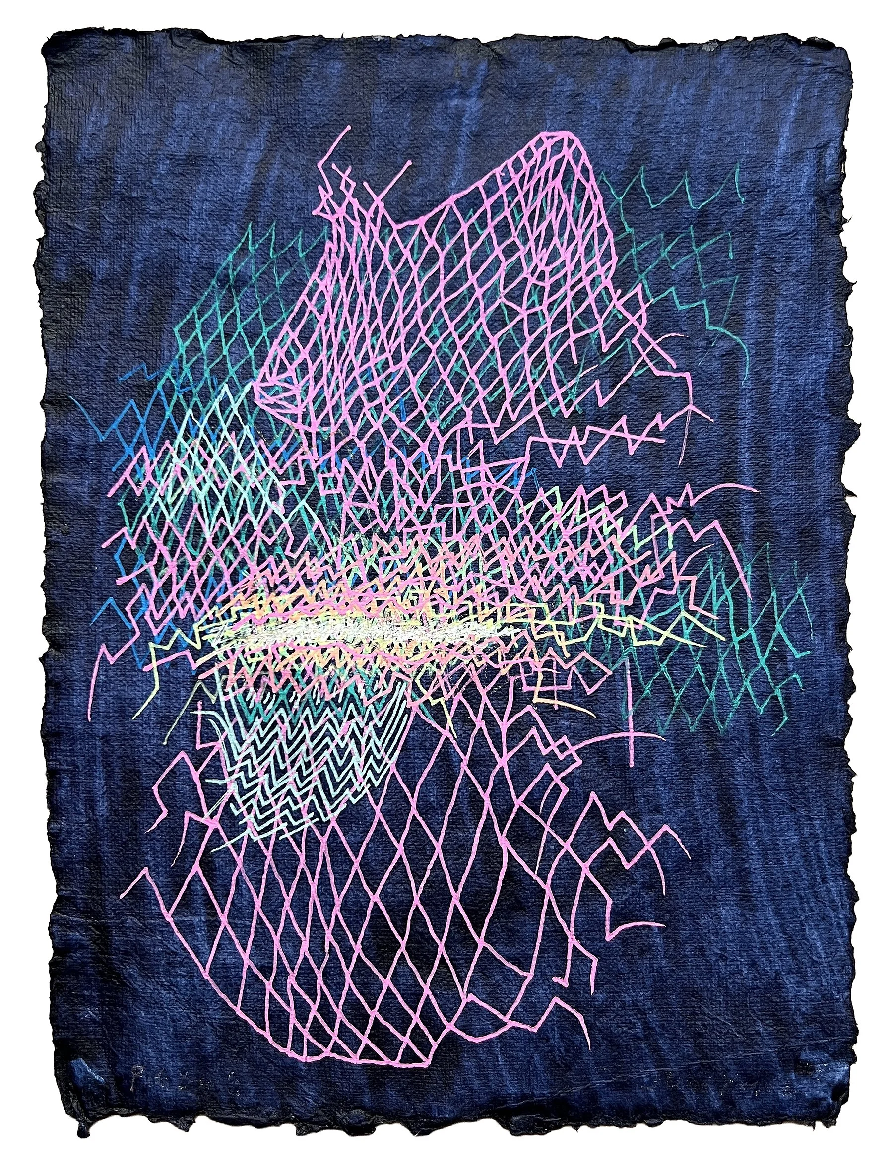 BIG BANG, GEL PEN ON PAPER, 9.5X7" (24X18CM), 2025