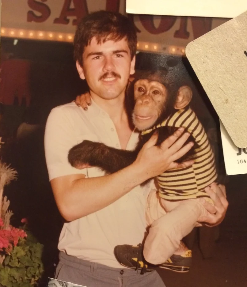  A guy I dated during 2015, his father had a chimpanzee&nbsp;called Bubbles, clearly prizing the celebrity pet. They used to sail around Florida in the 80's.  We had a great connection, but he didn't wanted to see me anymore after&nbsp;realizing&nbsp