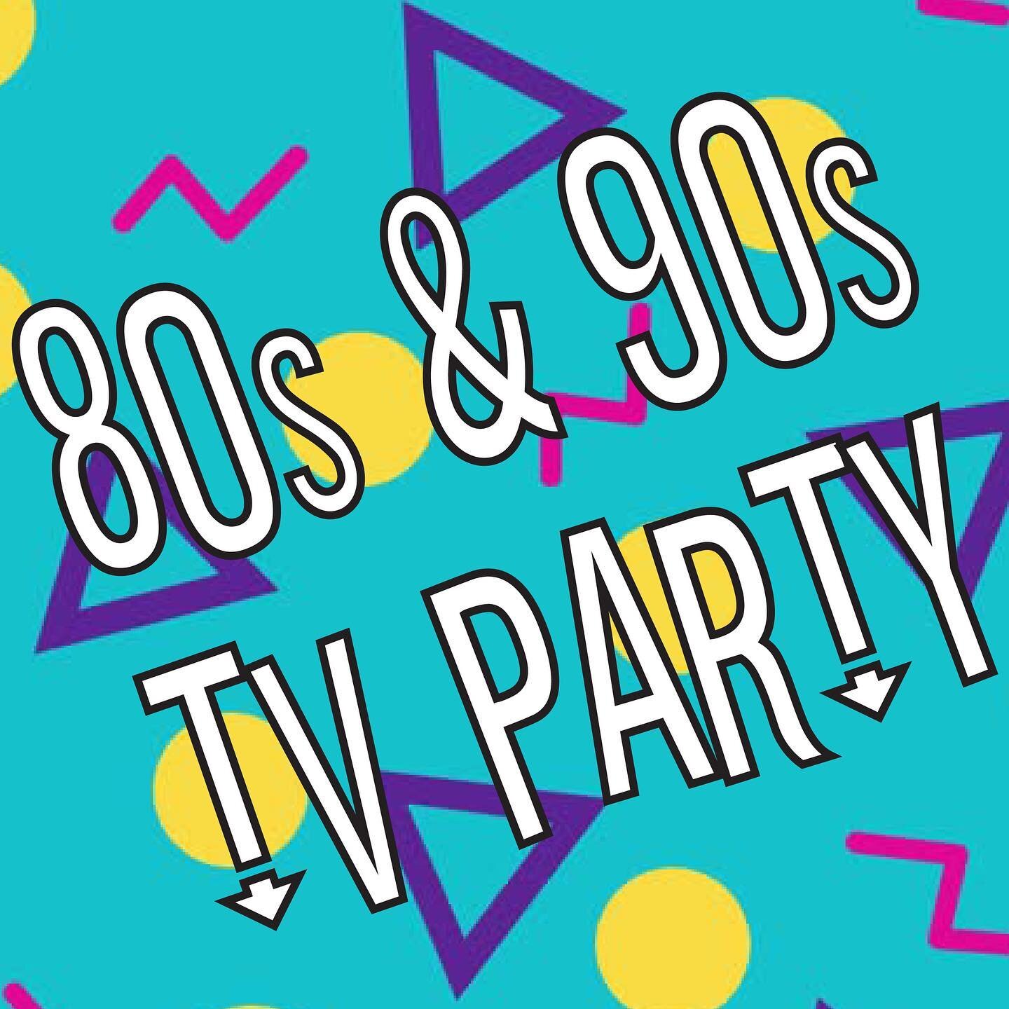 WEDNESDAY (8/17): Come hang for a virtual night of watching old sitcom episodes from the 80s and 90s! 8pm EDT 🎟 via bio!