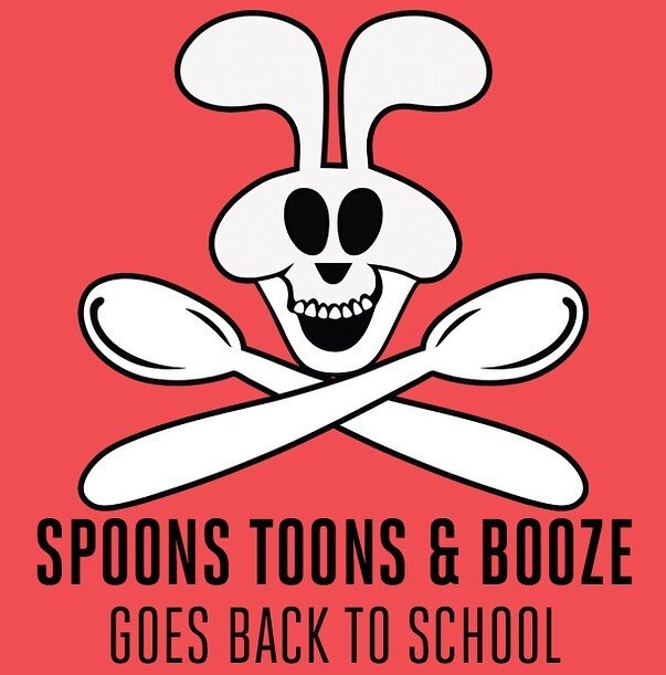 Strap on your backpacks because Spoons Toons &amp; Booze is Going Back To School! This weekend at @nitehawkcinema Williamsburg we're watching cartoon episodes featuring teachers, Recess, pop quizzes, gym class, pranks, cafeteria lunches and all the o