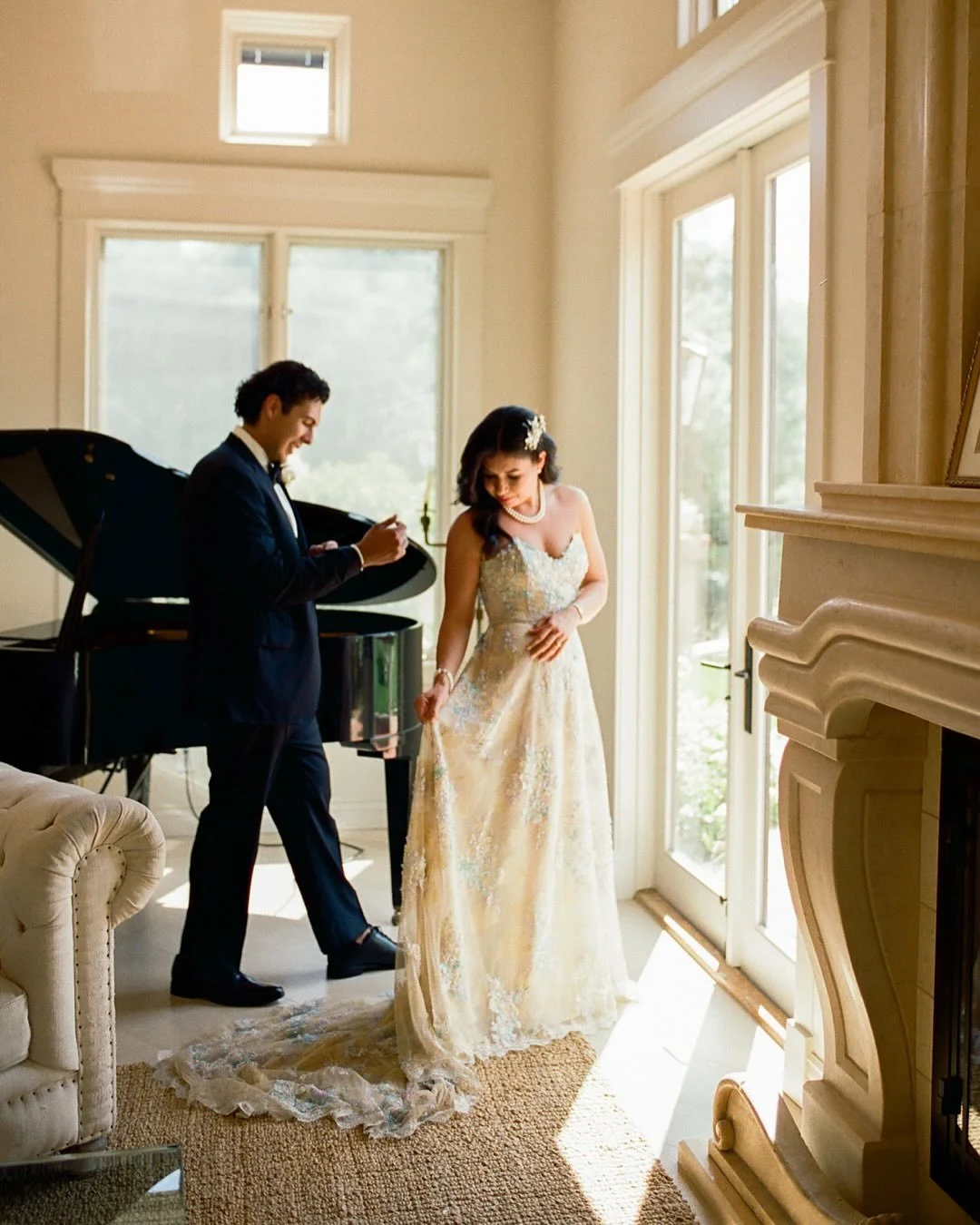 A fairy tale of a day that ended with the bride &amp; her band putting on an epic show. If you and your partner arent performing Fat Lip at your wedding, why even bother?!

Shot on #portra400 film
✨
Head to my stories for a vid from the performance!!