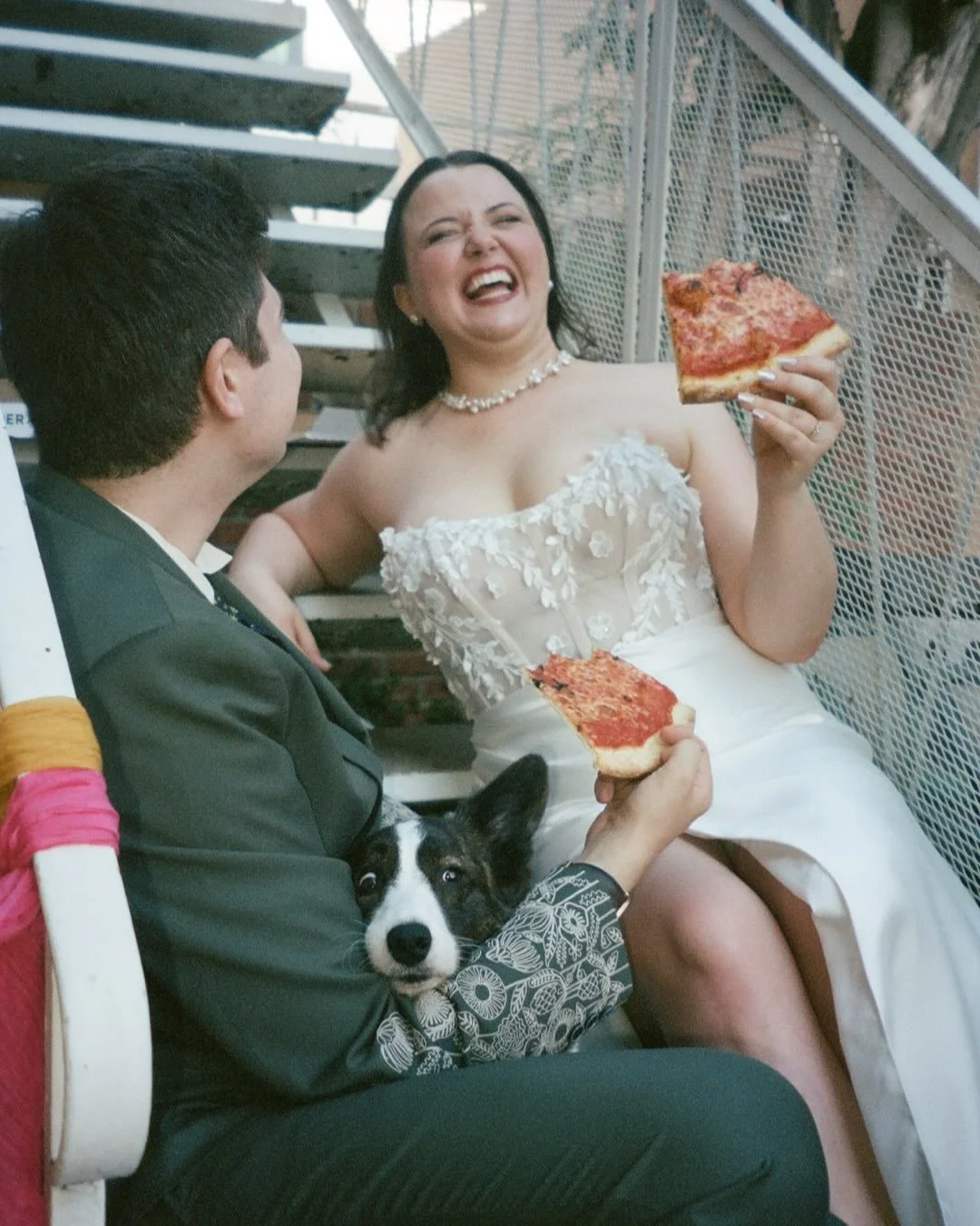 A wedding so nice we did it twice!

When Covid messed with their original wedding plans, Julia &amp; Alex had a redo at their home! Their gathered their closest friends to share their vows exactly the way they wanted! 

In my opinion, pizza and puppi