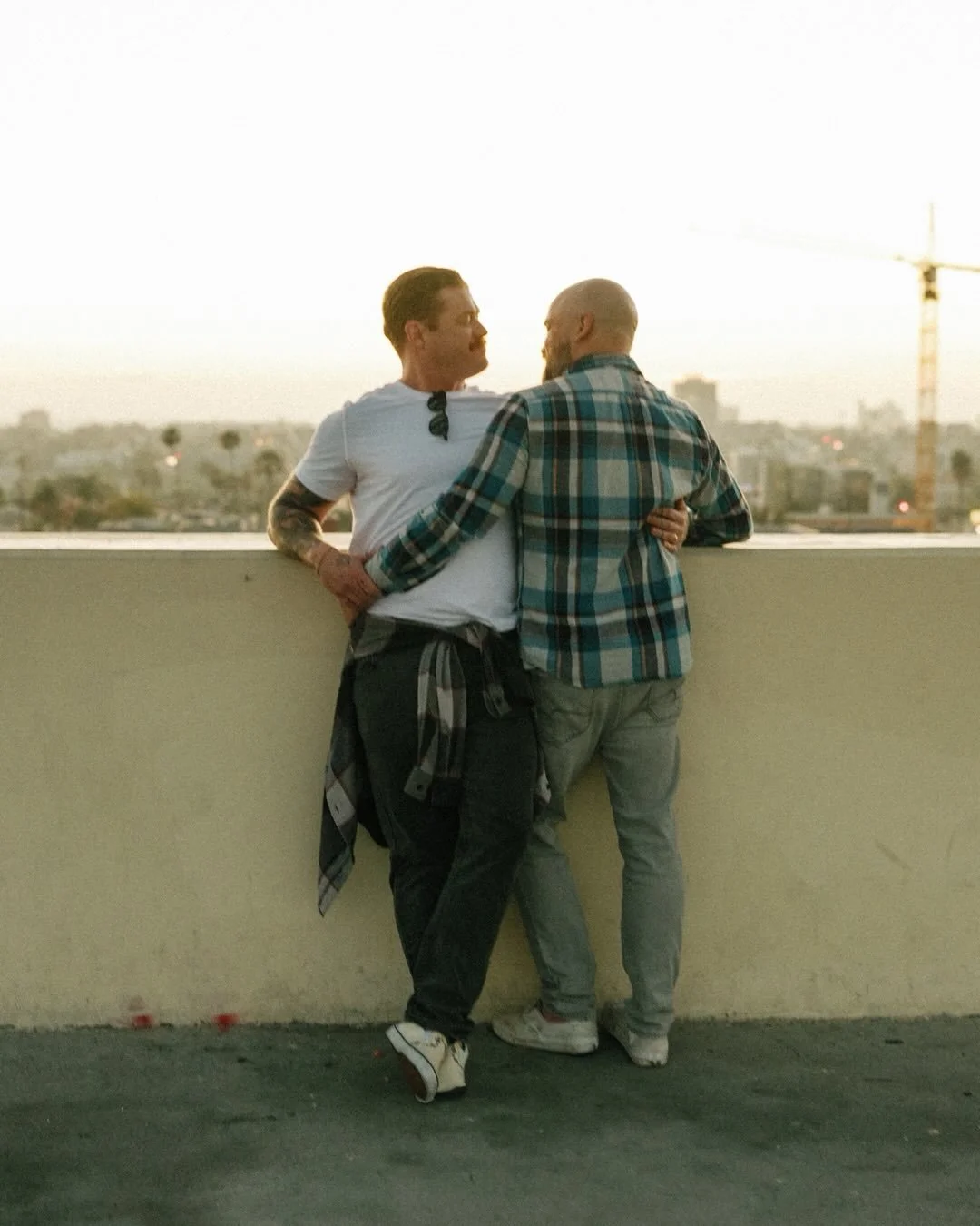 Happy wedding day to these cutie sweeties!!! So freaking excited to celebrate these babes today!!

Multiple people stopped and squealed about how insanely cute @jdboho &amp; @ginger2089 are together while we were taking these photos . I will be conti