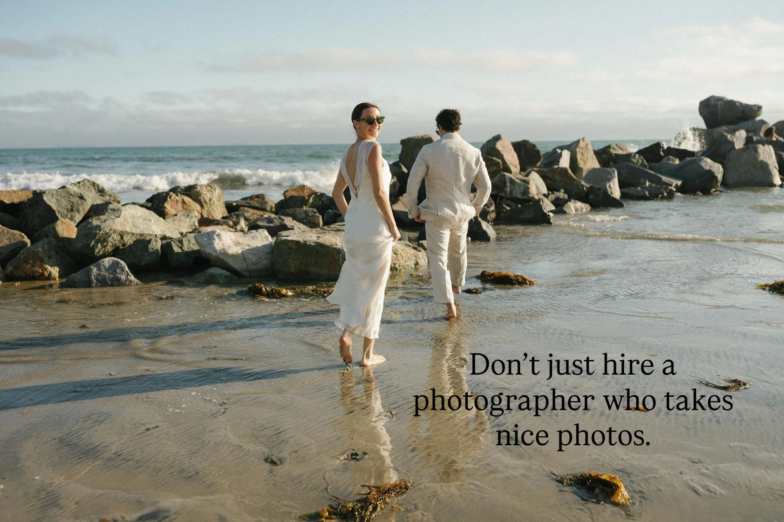 Your wedding day can be a lot. A lot of personalities, a lot of questions, a lot of stressing about where and when to be. 

Your photos should be something you look forward to and reminds you of all the things that went right. A good wedding photogra