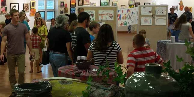 The Visions Revealed Art Exhibit is an inclusive, collaborative show featuring artists represented by several area art groups.