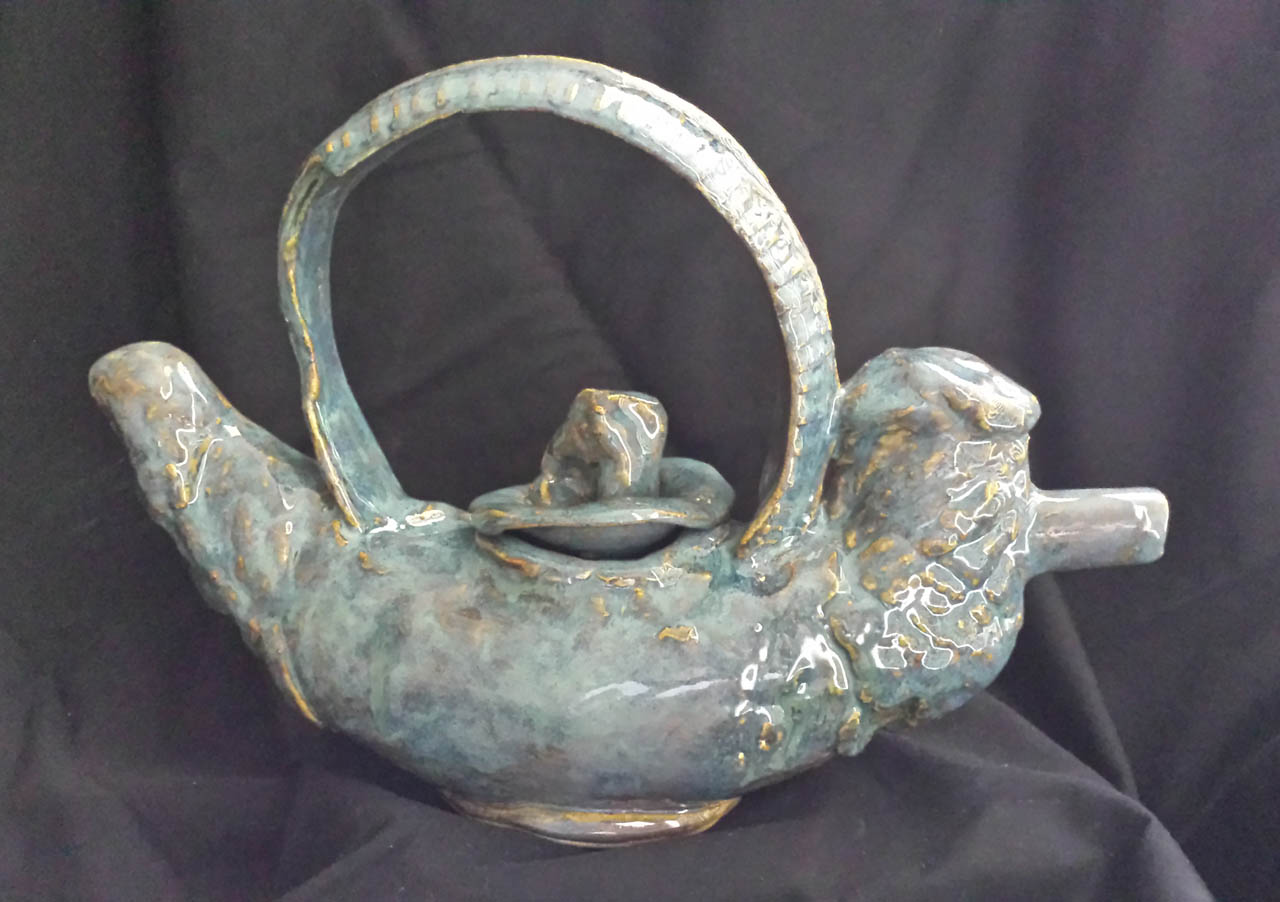 Feather Teapot - SOLD