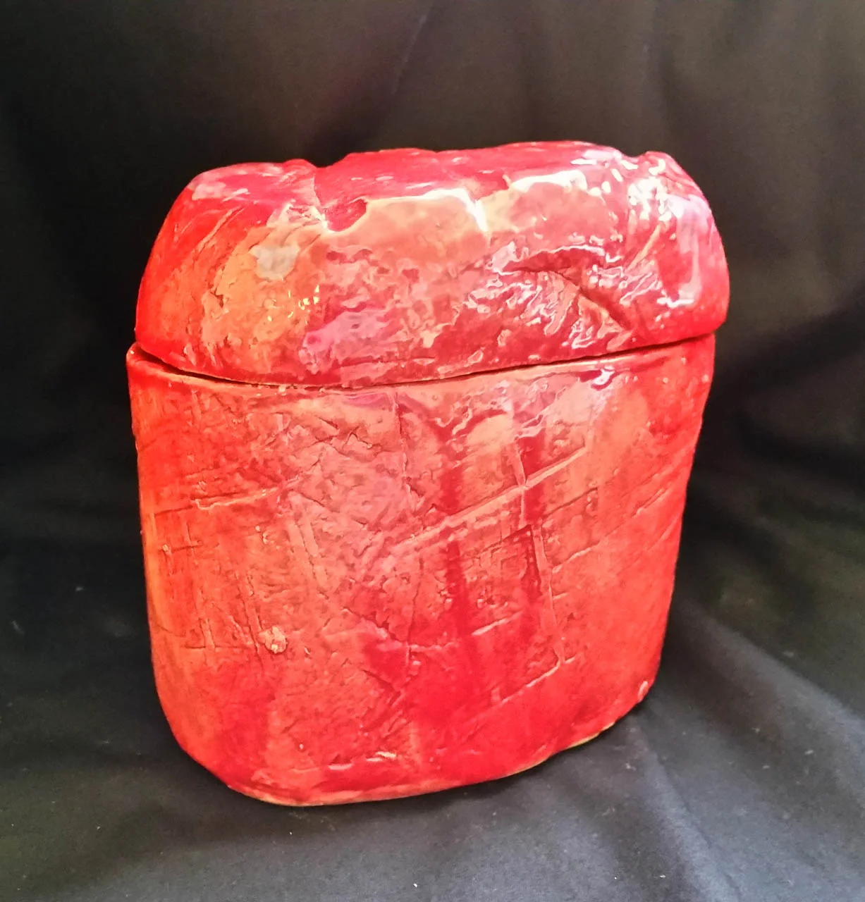 Red Oval Box