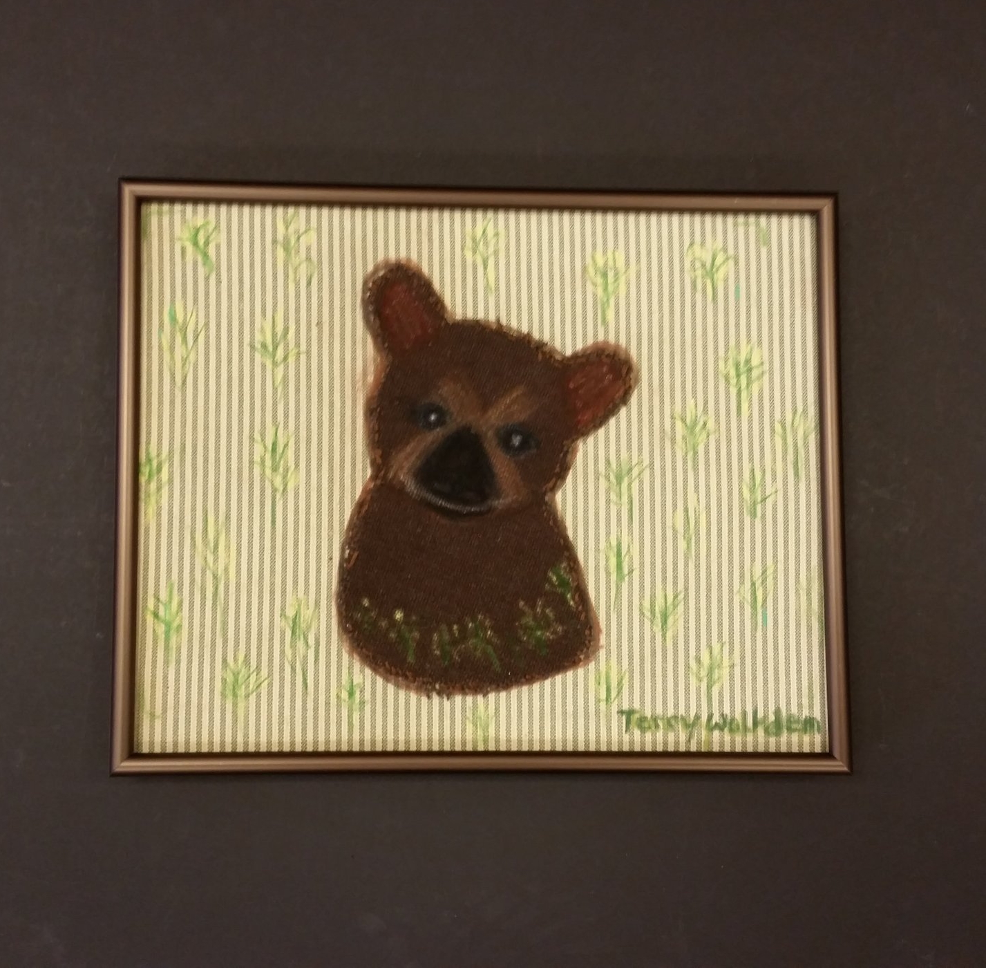 Bear applique - SOLD