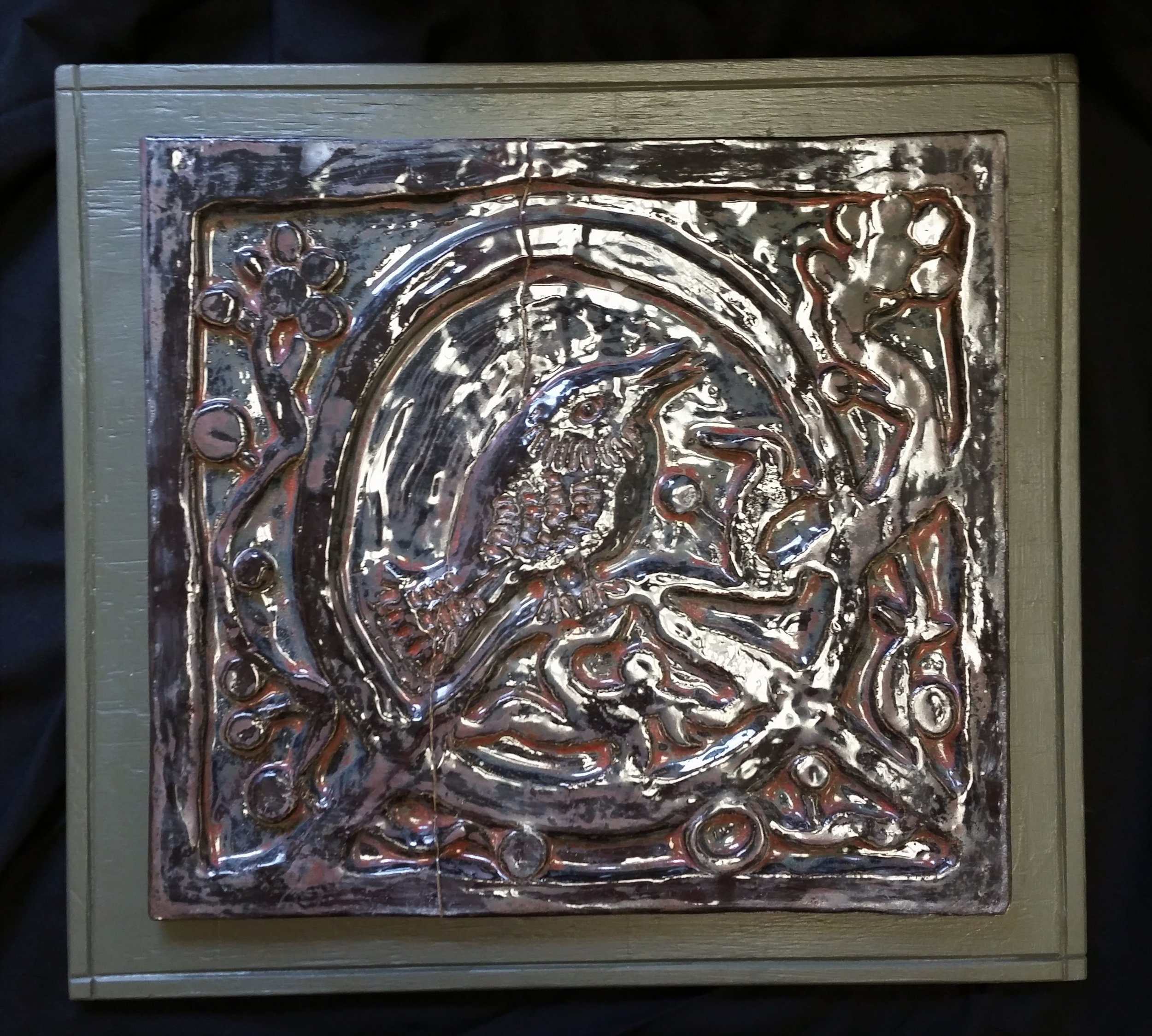 Feathered Friend bas-relief - SOLD