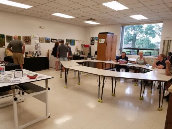 A view of our painting studio housed at HCBDD.
