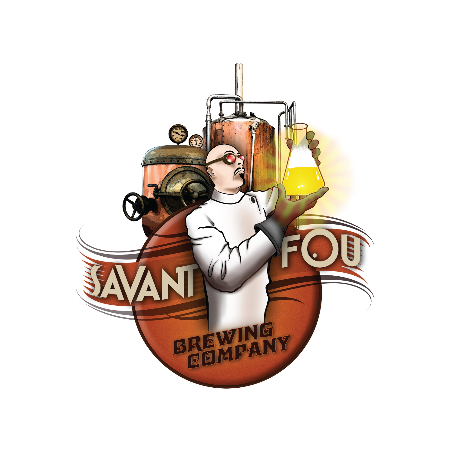 Savant Fou Brewery Logo