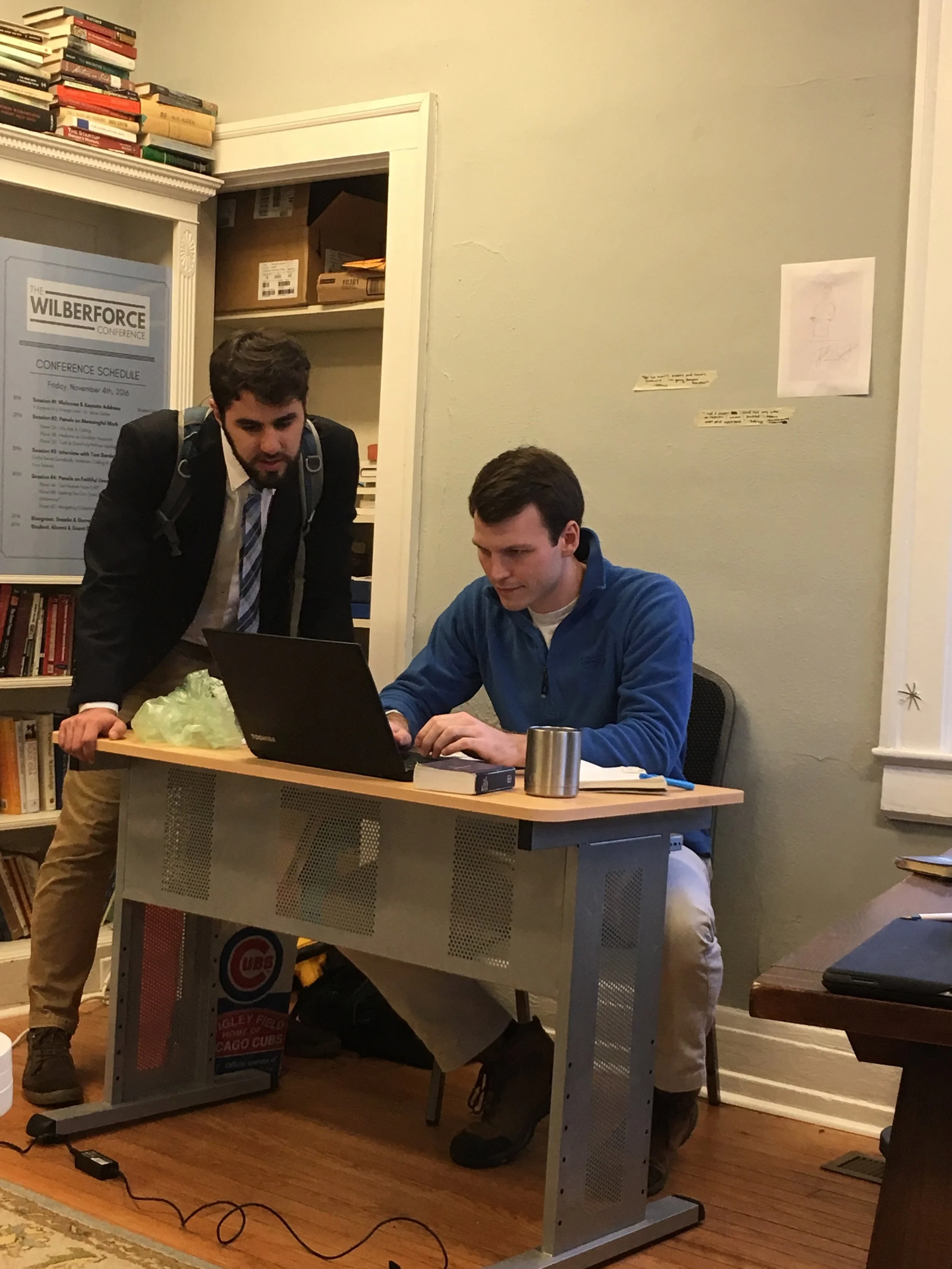Students regularly pop into the staff office to chat, ask a question, share about their days or just hang out!