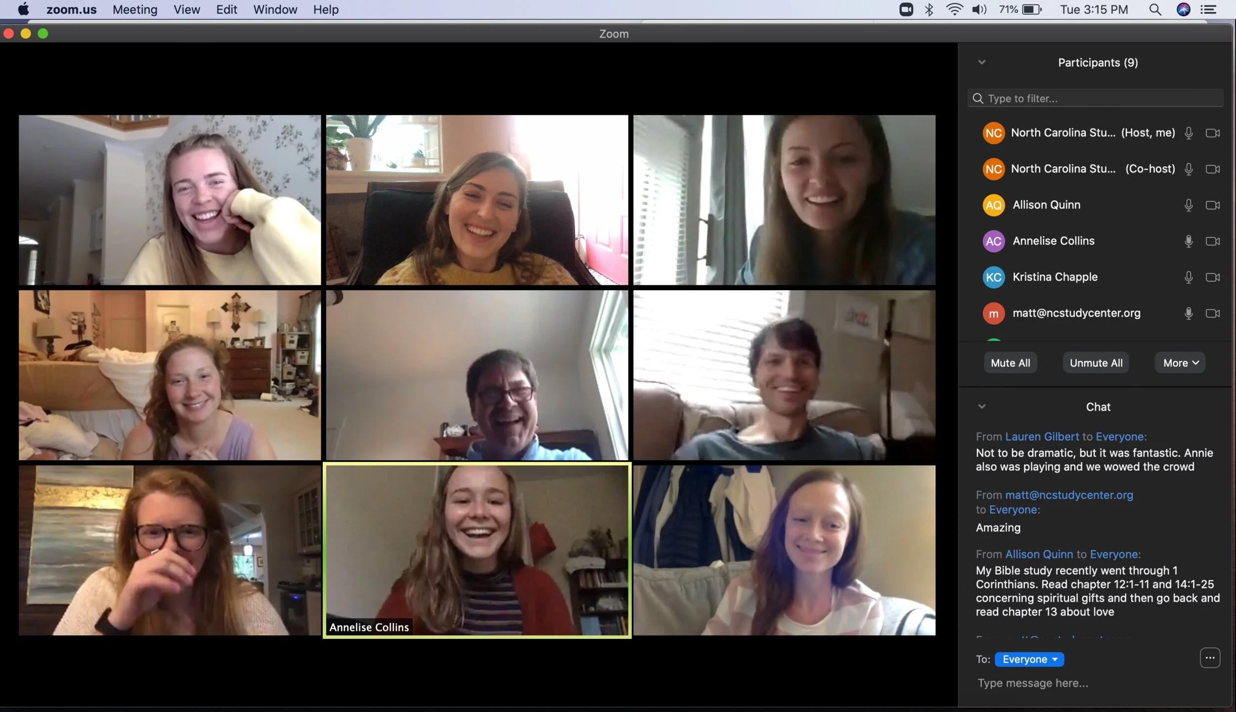 Study Break with Staff and Friends