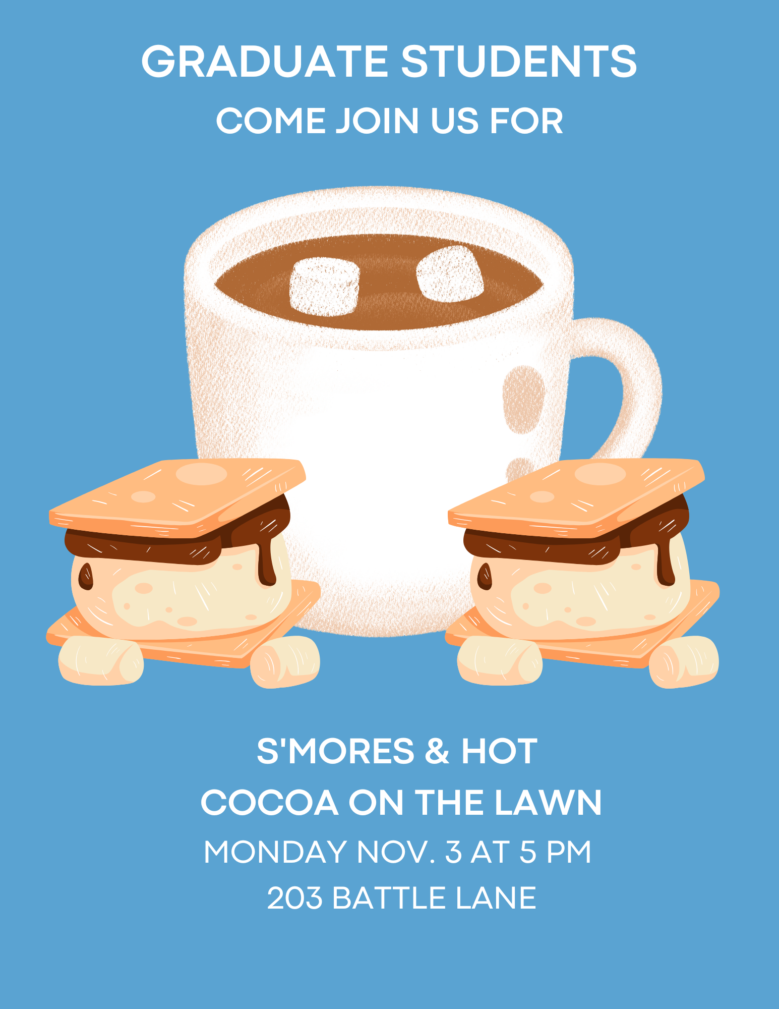 Graduate Student S’mores &amp; Hot Cocoa