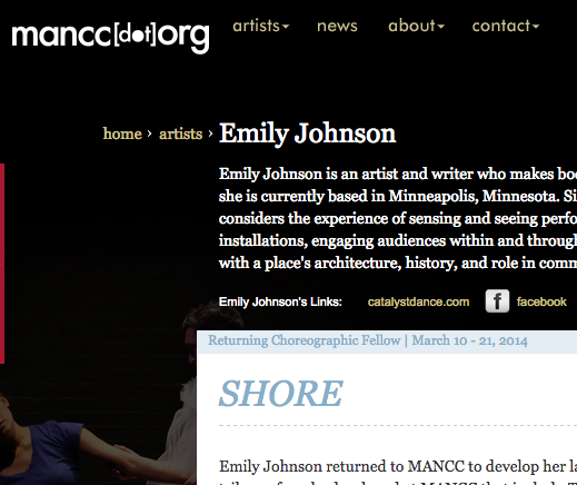 Response to SHORE showing at MANCC