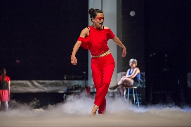 Pictured: Aretha Aoki as part of SHORE ; Photo: Erin Westover