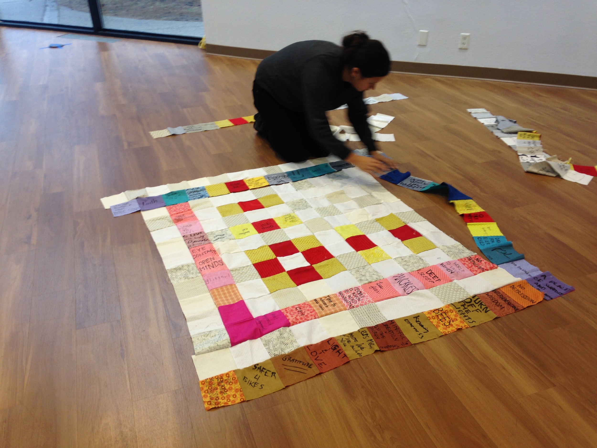  Maggie Thompson and Quilt #12. 