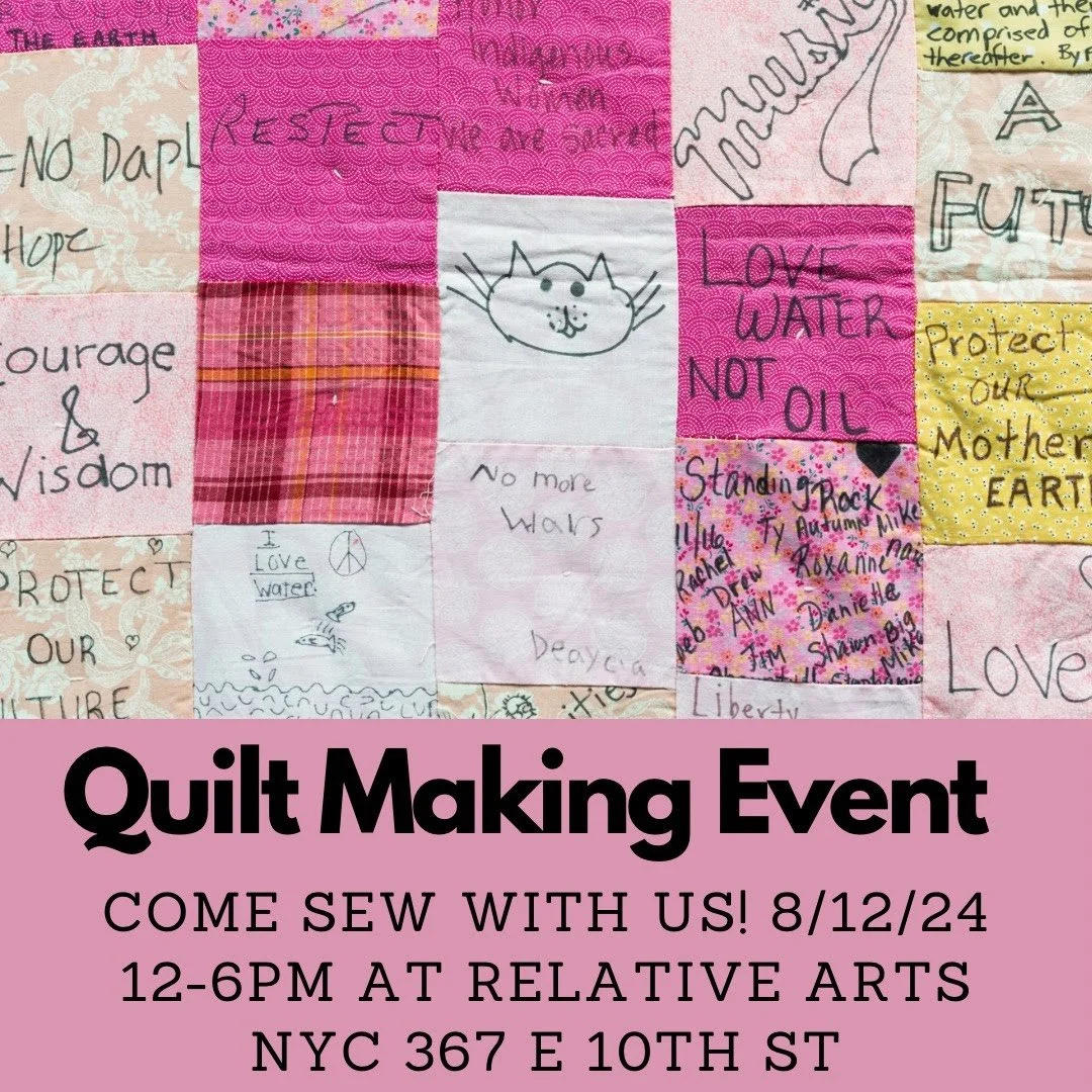 Quilt Making Event at Relative Arts