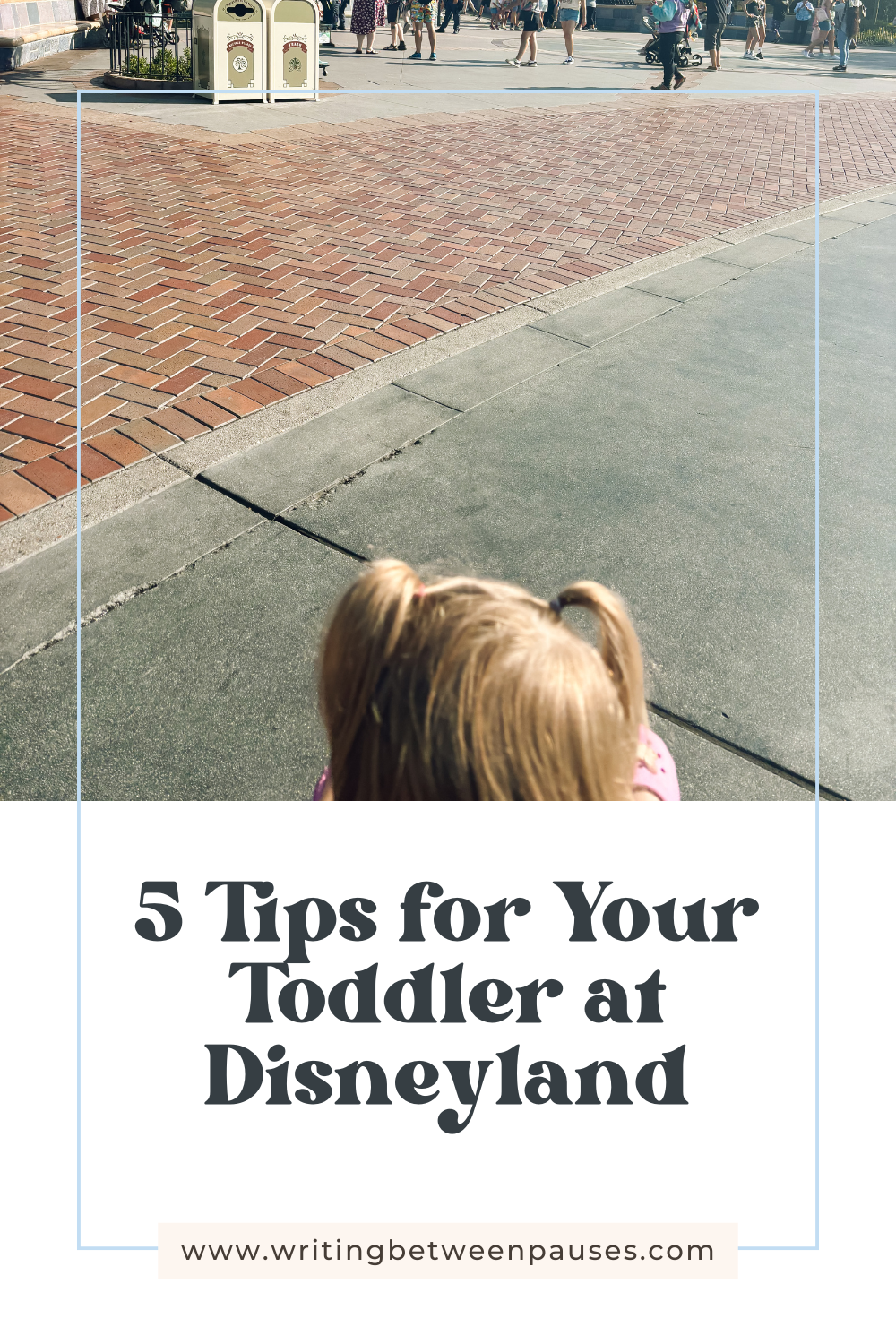 Toddlers at Disneyland