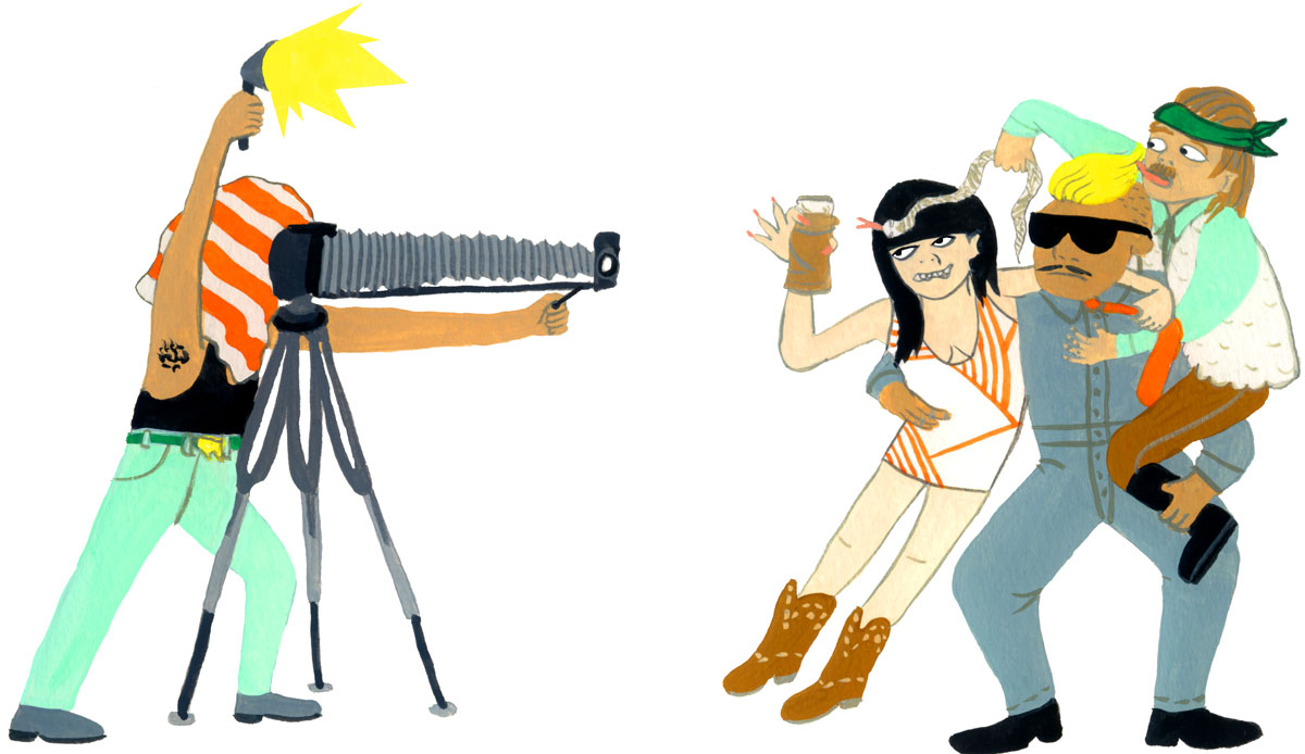 Skateboard Canada Magazine - Illustration for Photo Blogger Article