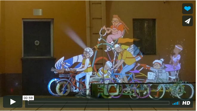 Filmed By Bike Trailer
