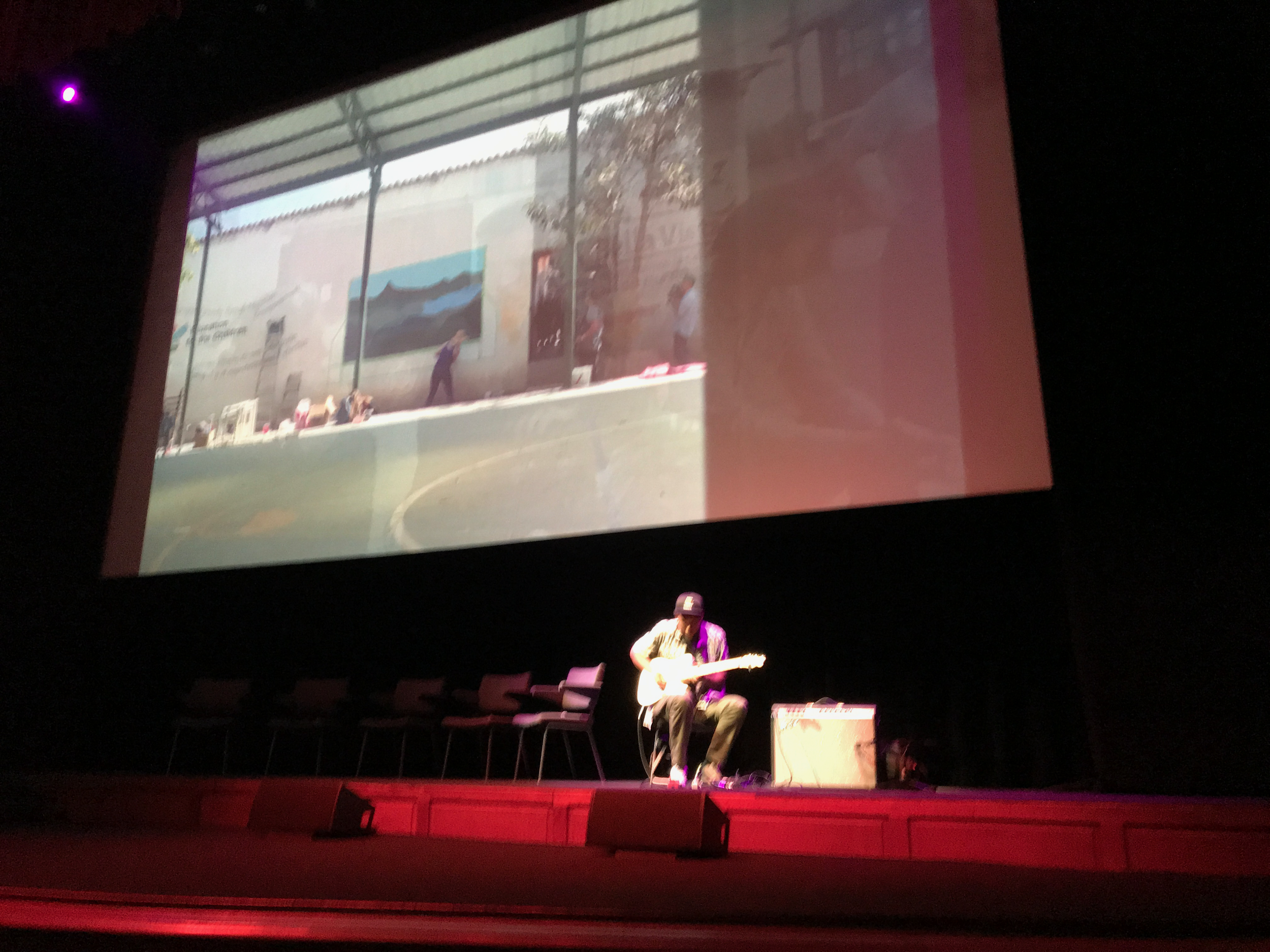 Ray Barbee performance before the screening