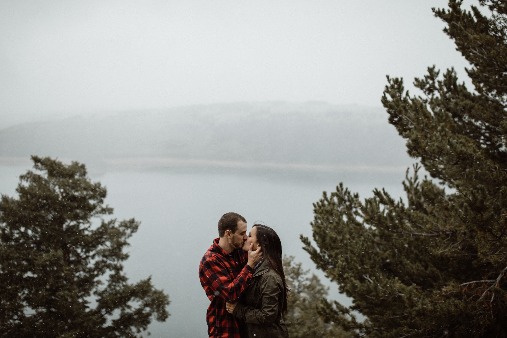 Colorado Snow Winter Rocky Mountain Engagement Session