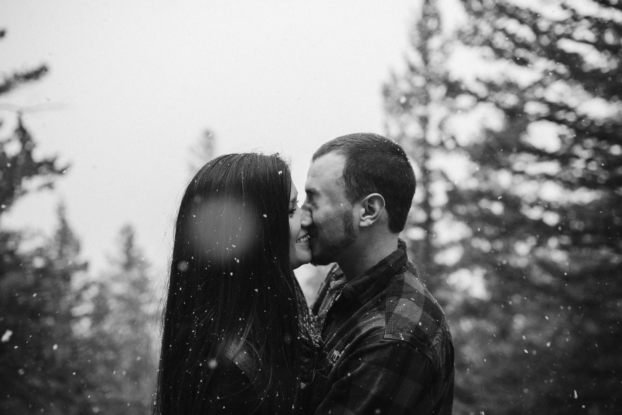 Colorado Snow Winter Rocky Mountain Engagement Session