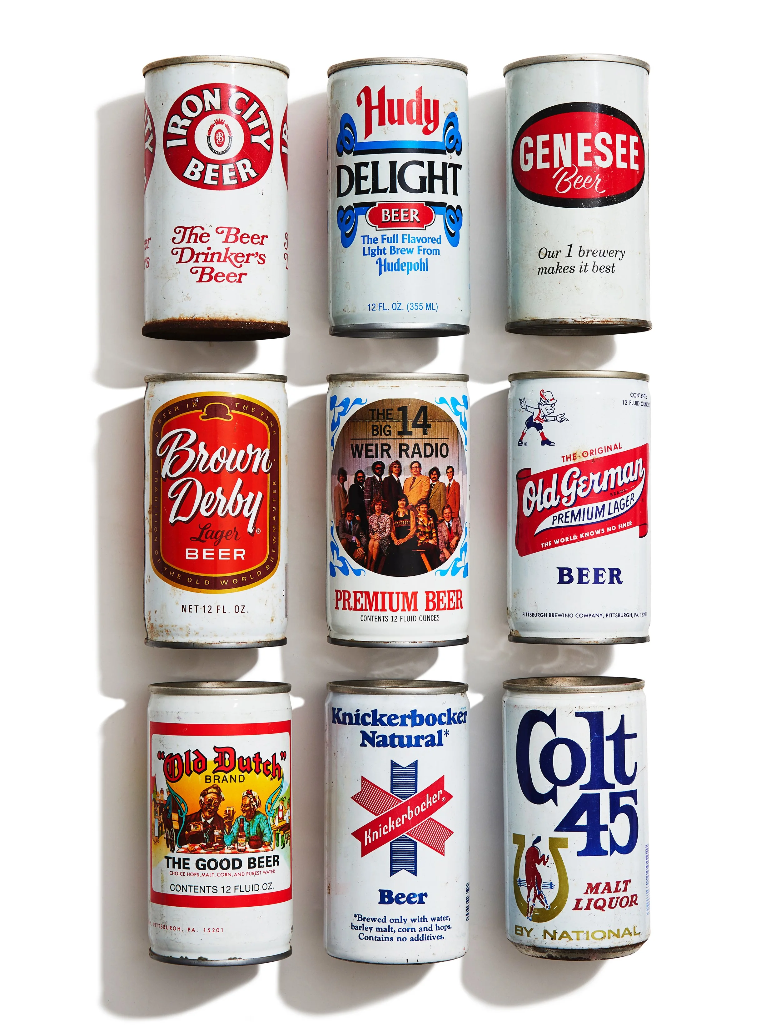 One mans trash is another mans treasure... or in this case, another mans beer can collection!!! (These are only a select few out of many) Some fun vintage cans with great type and imagery propped & styled by me, captured by @liamgoodtimes @liamg