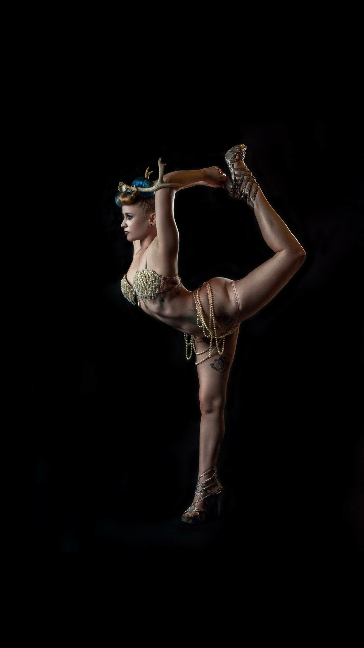  "Circus Boudoir" Photographer: Andrea Padilla, Model: Hunnybunnah, Hairstylist: Rain de Castro, Studio: Sol Gate Studios, PA Prescott Bond 