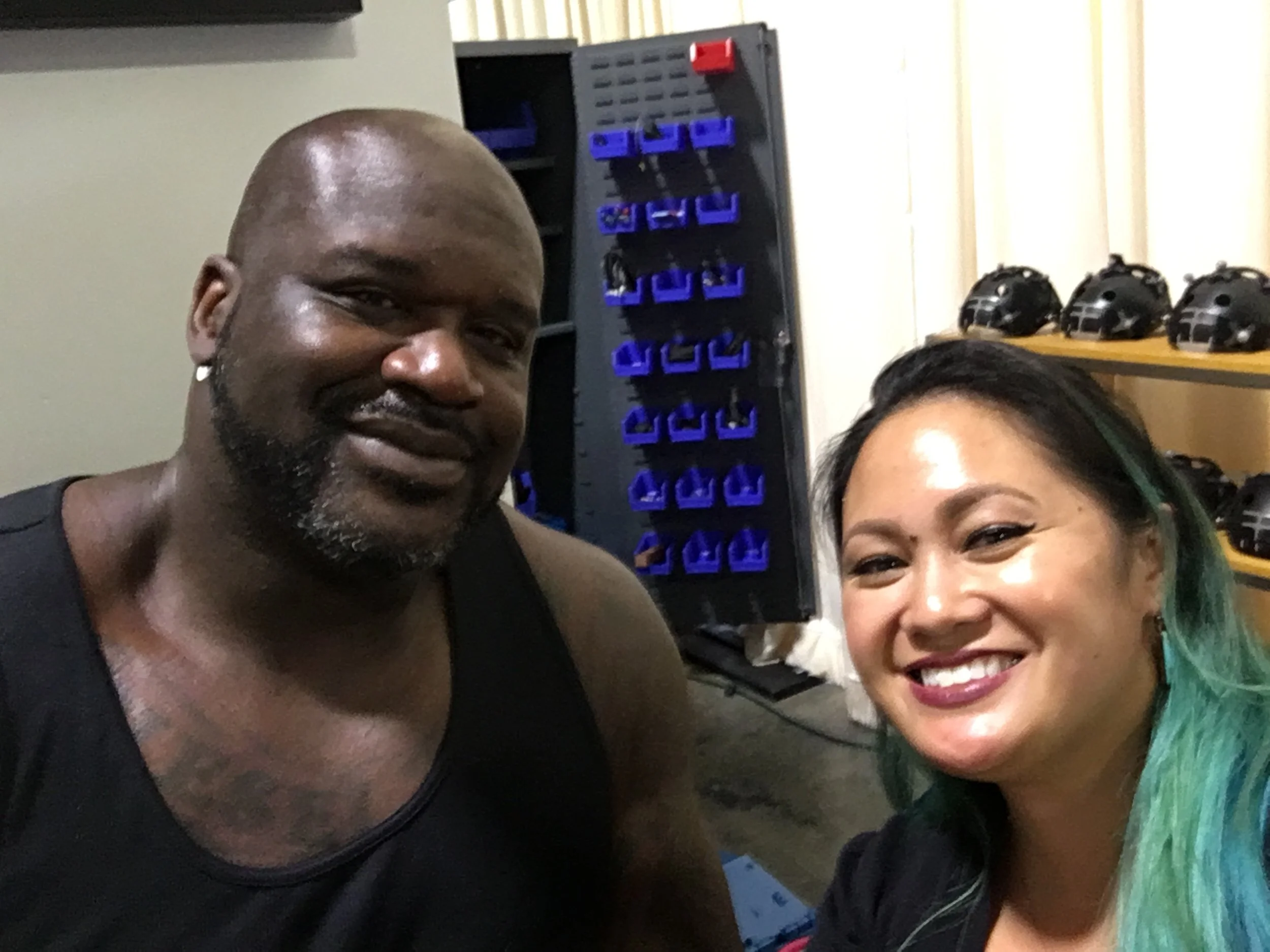  On Set with Shaq 